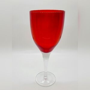 Ruby Red Wine Glasses for Elegant Dining